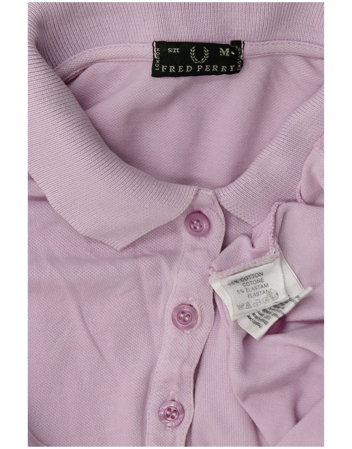 Fred Perry Polo para mujer UK 42 Algodón morado mediano
