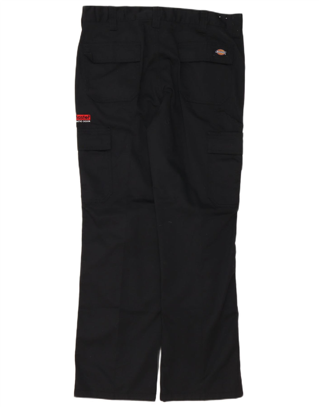 Dickies Pantalones cargo rectos para hombre W34 L31 Poliéster negro