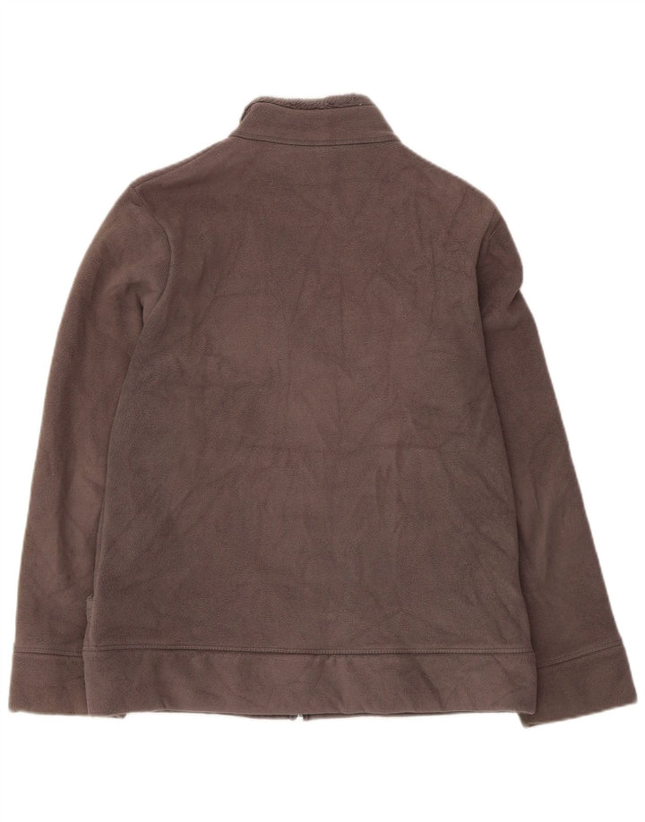 Marks & Spencer Chaqueta polar para mujer UK 12 Poliéster gris medio