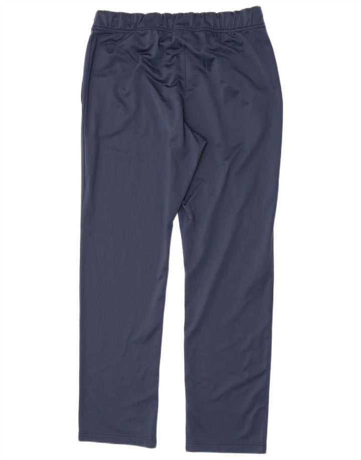 Champion Pantalones de chándal de ajuste atlético para hombre, tamaño grande, poliéster azul marino