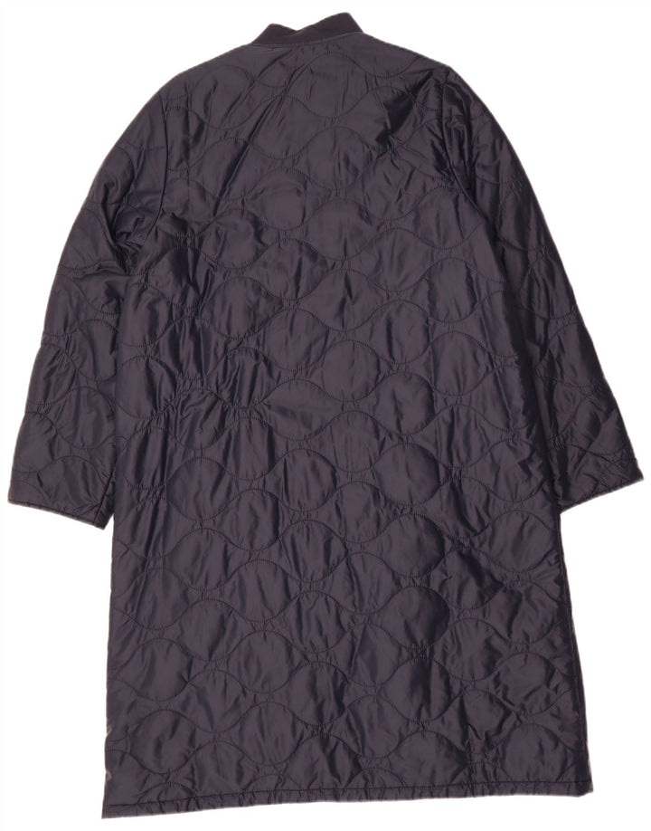 Barbour Abrigo acolchado extragrande para mujer Reino Unido 12 Azul marino mediano