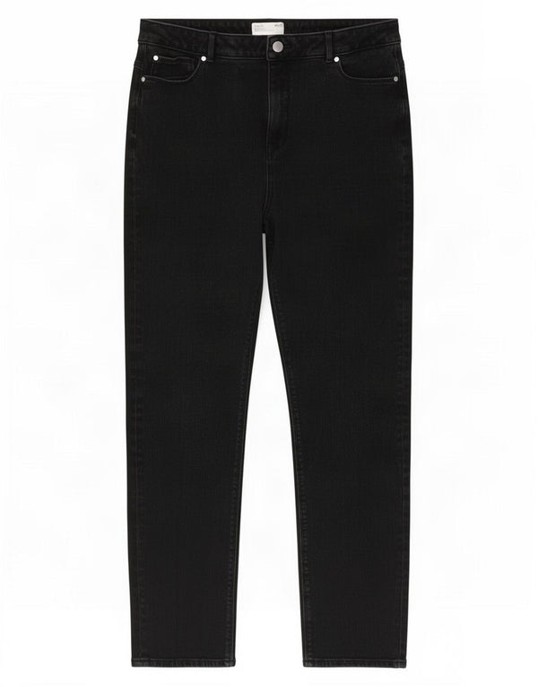 Marks & Spencer Vaqueros rectos Sienna para mujer UK 18 XL W36 L28 Algodón negro