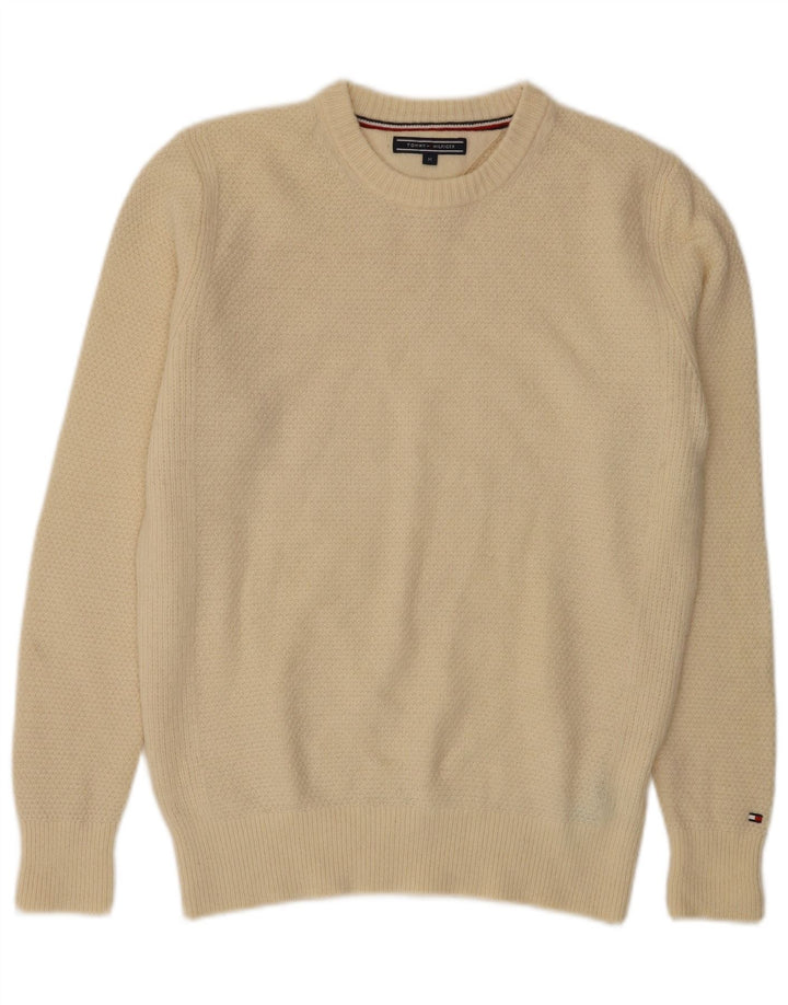 Tommy Hilfiger Jersey De Cuello Redondo De Lana Beige Medio para Hombre