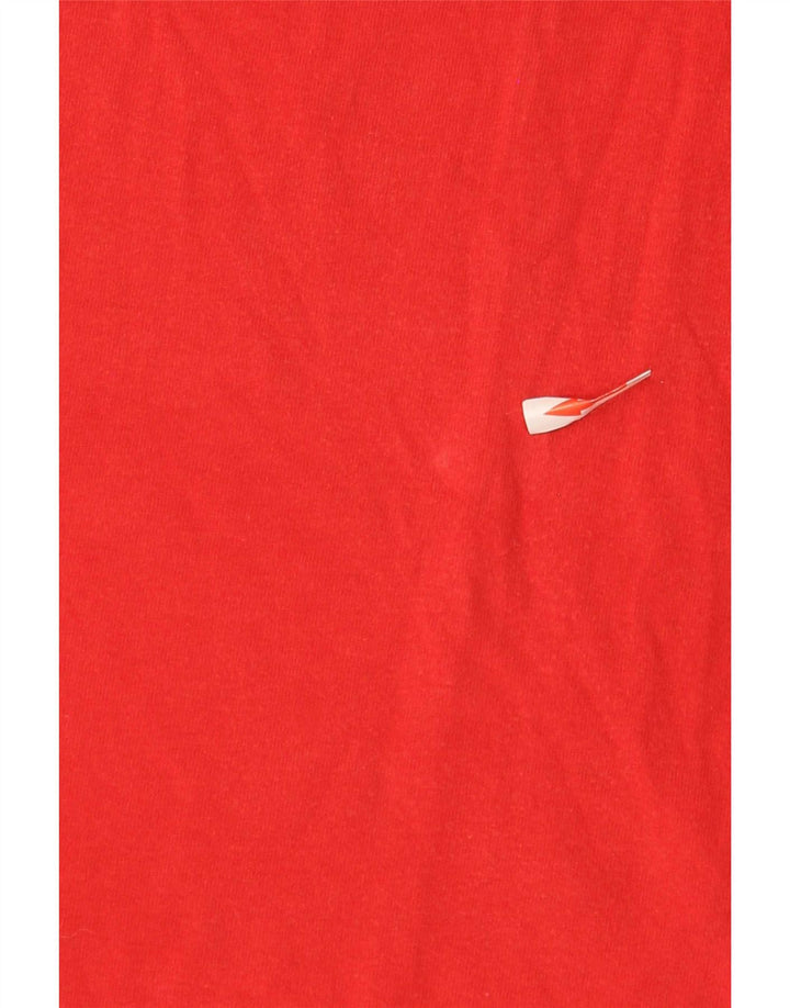 Adidas - Camiseta gráfica para hombre, color rojo medio, algodón