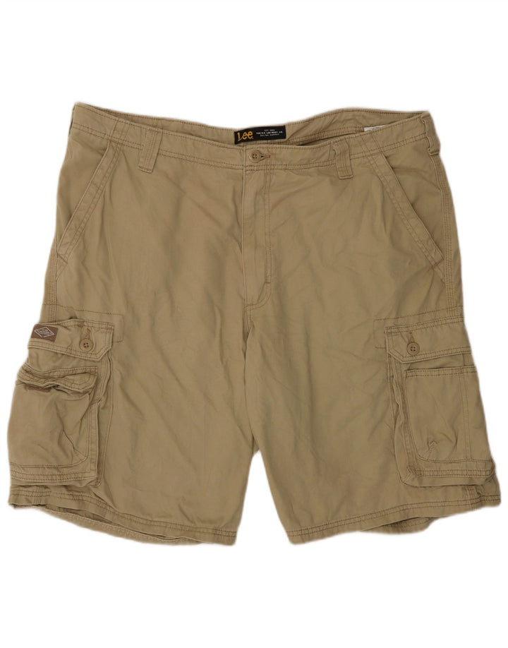 Lee Shorts Cargo Hombre W40 XL Algodón Caqui