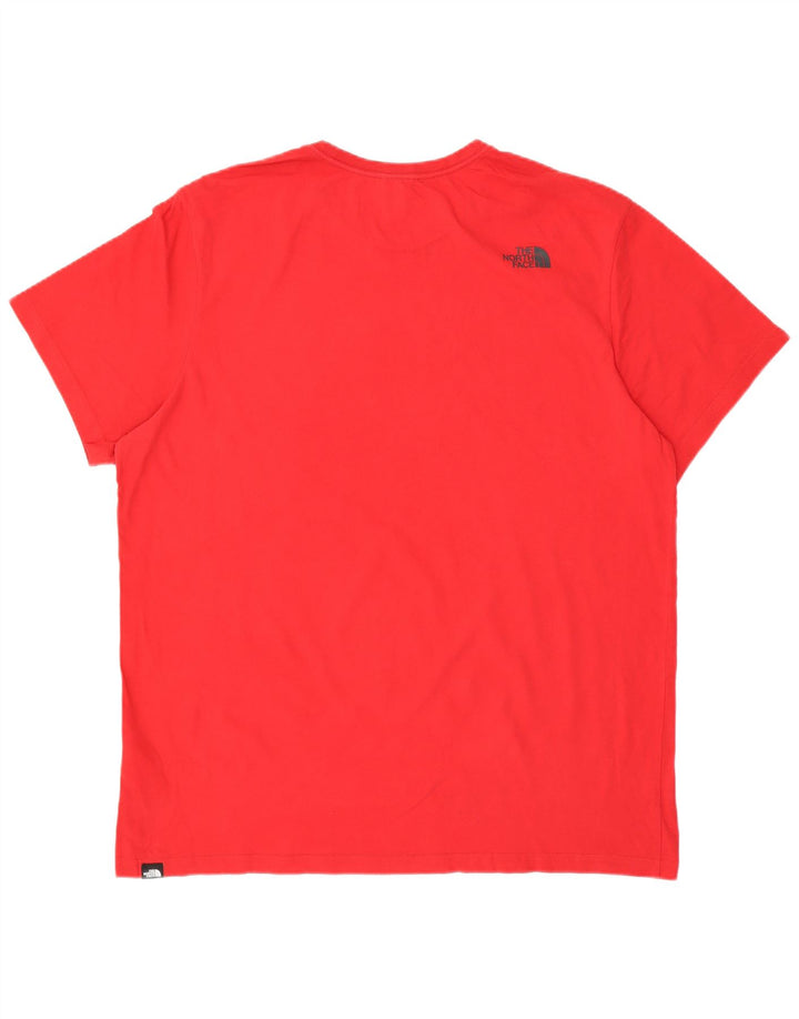 THE NORTH FACE Camiseta gráfica para hombre Top 2XL Algodón rojo