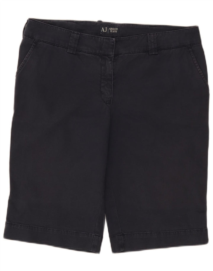 Armani Hombre Shorts Chinos W30 Medium Azul Marino