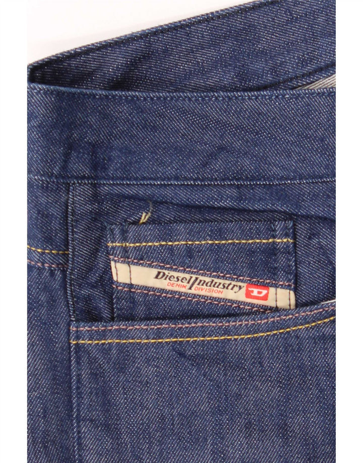 Diesel Vaqueros Rectos Hombre W32 L28 Azul