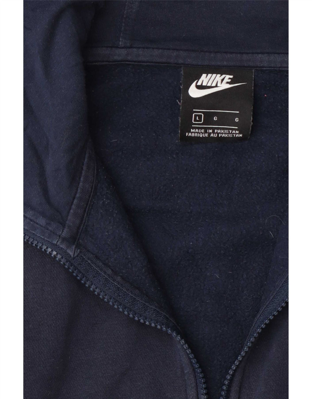 Nike - Sudadera con capucha y cremallera para hombre, talla grande, azul marino