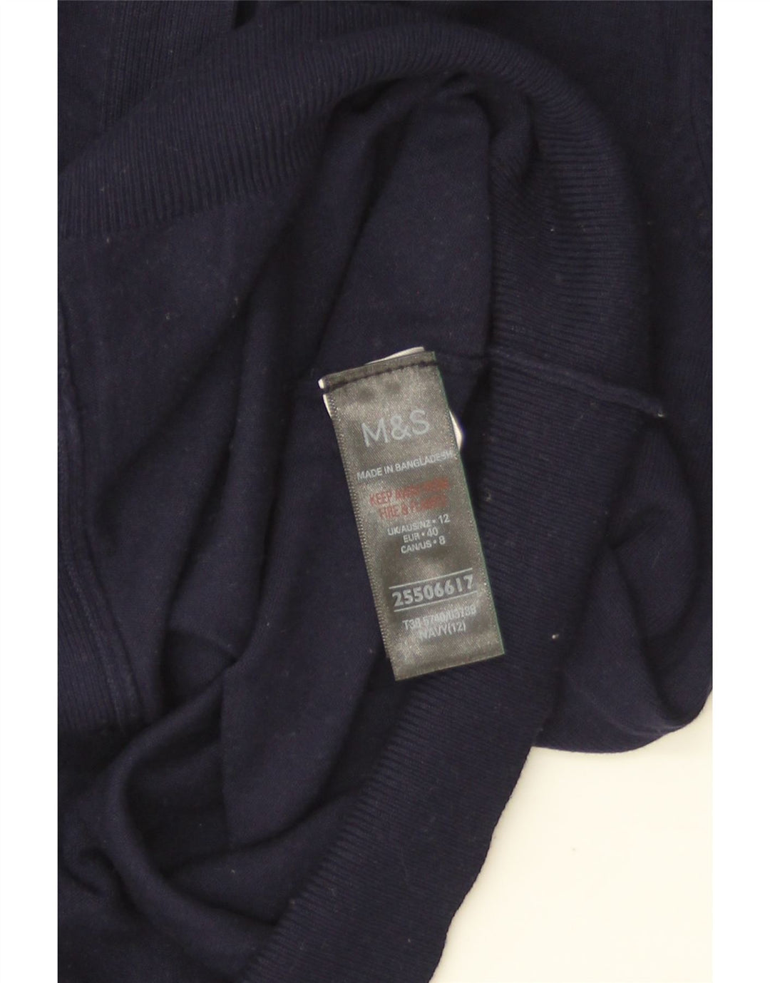 Marks & Spencer - Cárdigan para mujer, talla 40, talla mediana, viscosa, color azul marino