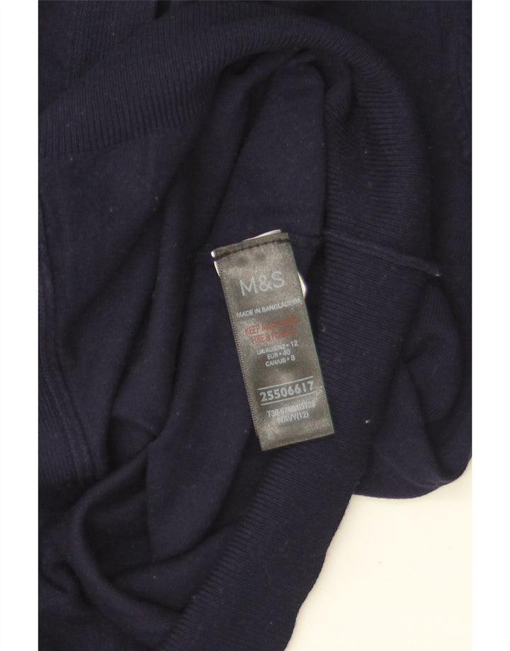 Marks & Spencer - Cárdigan para mujer, talla 40, talla mediana, viscosa, color azul marino