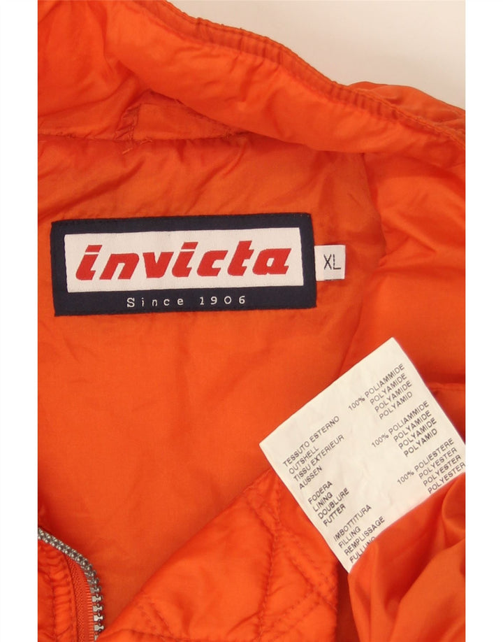 INVICTA Chaleco acolchado para hombre UK 42 XL Poliamida naranja