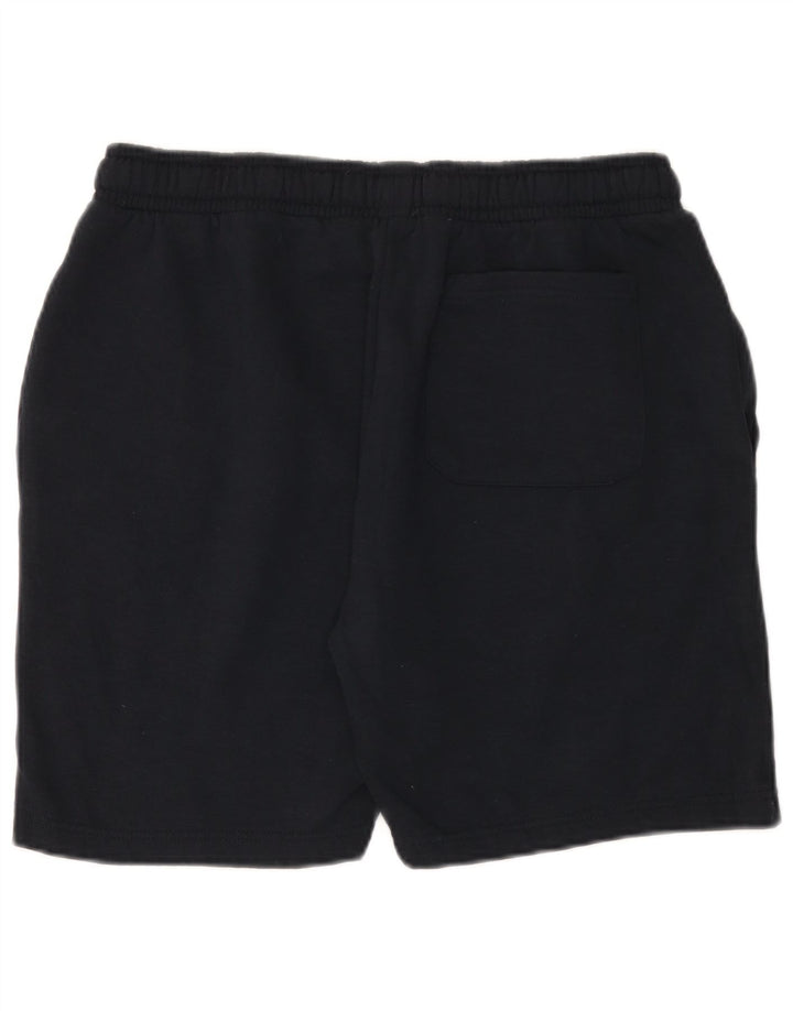French Connection Pantalones cortos deportivos para hombre de algodón negro grande
