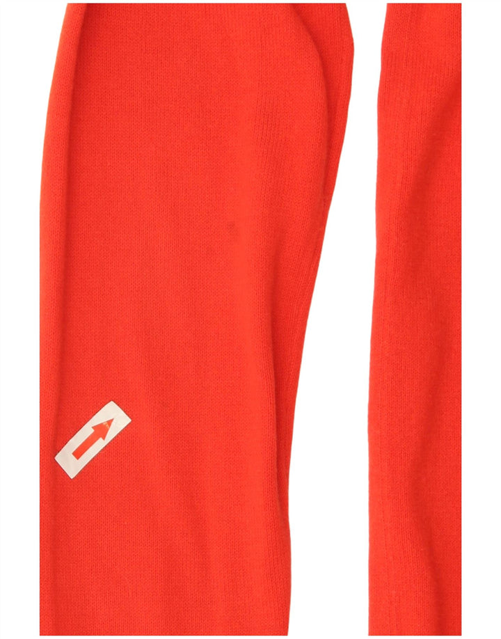Zara Mujer Cárdigan Suéter UK 10 Small Rojo