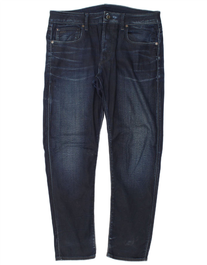 Vaqueros ajustados para hombre G-Star W32 L30 Algodón azul marino