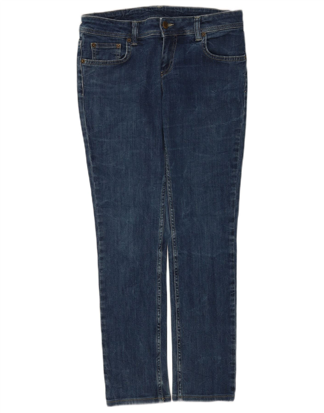 Iceberg Vaqueros Slim Mujer W28 L28 Algodón Azul
