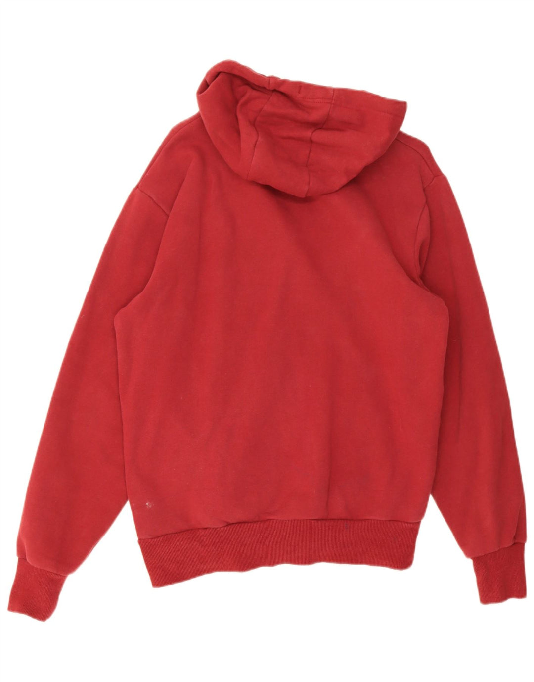 Ellesse Hombre Sudadera Con Capucha Gráfica Jersey De Algodón Rojo Medio