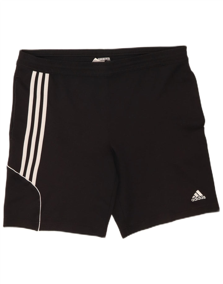 Adidas Mens Climalite Sport Shorts Grande Negro Poliéster