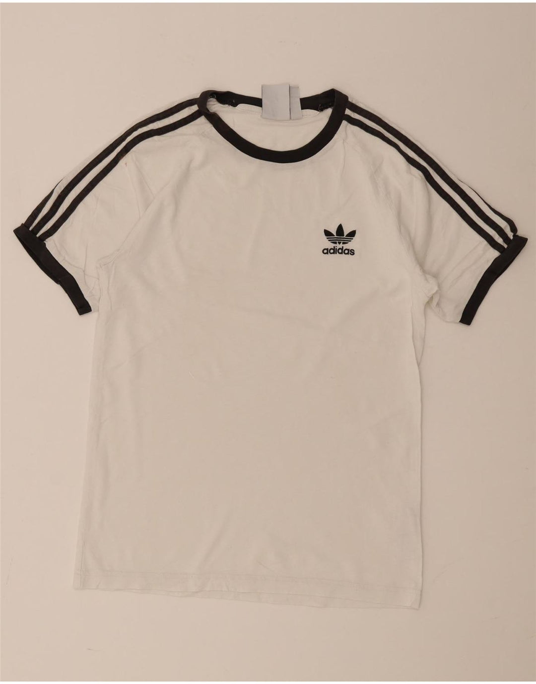 Adidas Hombre Camiseta Top Small Blanco Algodón