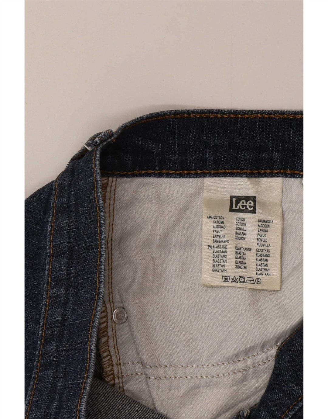 Vaqueros Lee Rider Slim para hombre W30 L32 Algodón azul marino