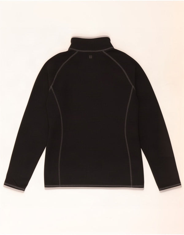 Jersey polar con cremallera y cuello para mujer de Mountain Warehouse UK 8 Small Black Poliéster