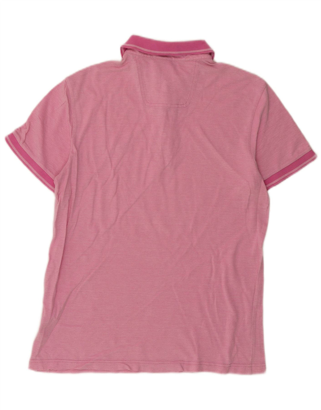 Hugo Boss Hombre | Polo de corte regular de algodón moteado en rosa medio