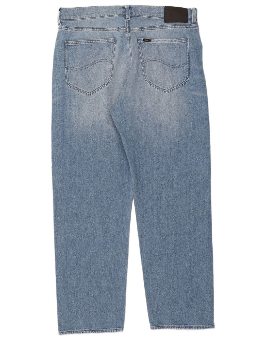 Vaqueros Lee Mujer Rectos W34 L29 Algodón Azul