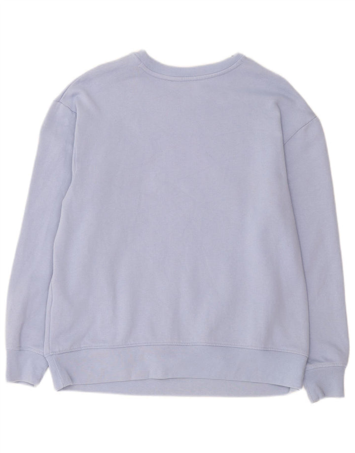 Marks & Spencer - Sudadera gráfica para mujer, talla 40, talla grande, algodón azul