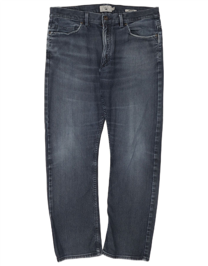 Marks & Spencer Vaqueros ajustados para hombre W36 L31 Algodón azul
