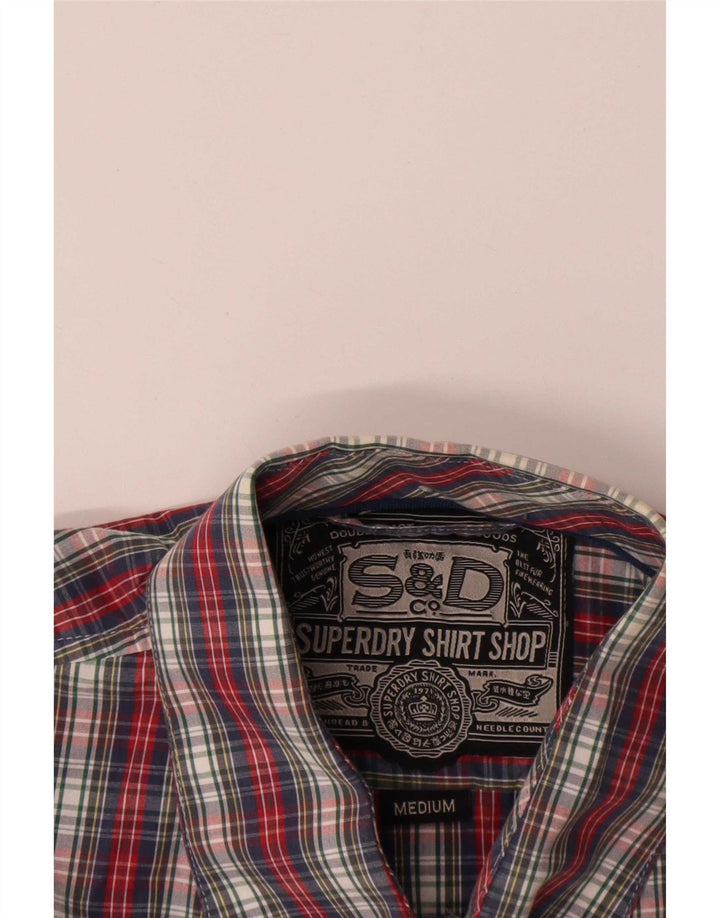 Superdry Camisa De Manga Corta De Algodón A Cuadros Multicolor Mediana