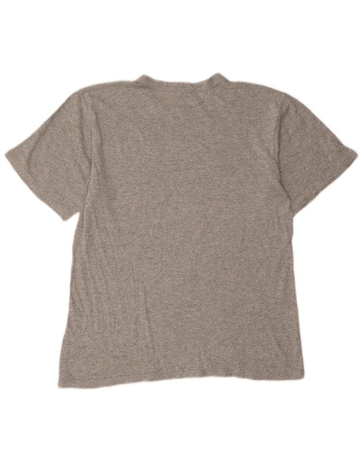 Champion Camiseta gráfica para hombre Top grande gris moteado