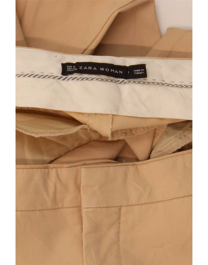 Zara Mujer Pantalón Chino Slim Medium W32 L26 Beige