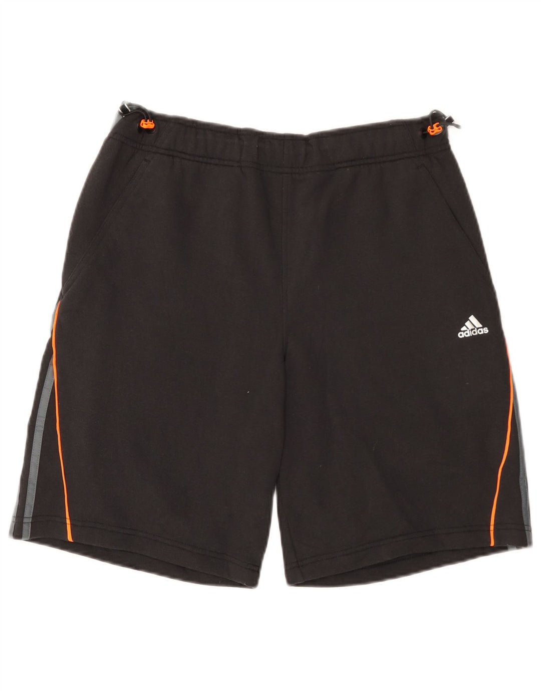 Adidas - Pantalones cortos deportivos para hombre, algodón color block, color negro mediano