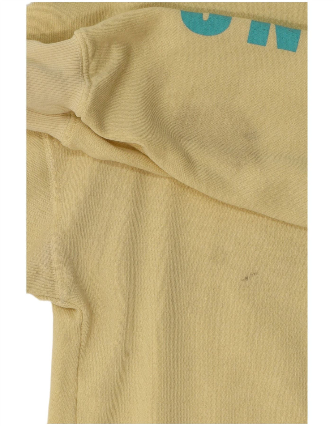 Billabong Hombre Sudadera Gráfica Jumper Small Algodón Amarillo