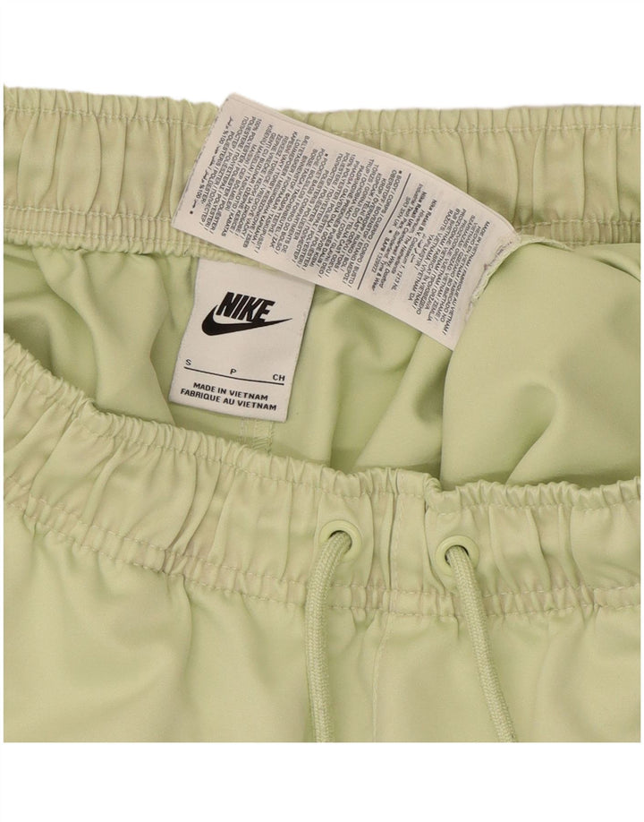 Nike - Pantalones cortos deportivos para hombre, talla pequeña, poliéster verde