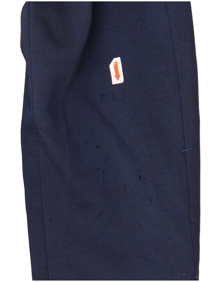 Zara Chaqueta tipo blazer de 2 botones para hombre EU 46 Small Azul marino Poliéster