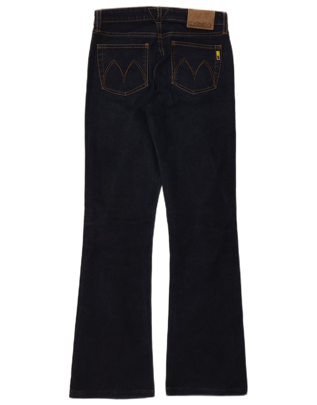 MELTIN' POT Vaqueros Bootcut para Mujer W26 L29 Algodón Azul Marino