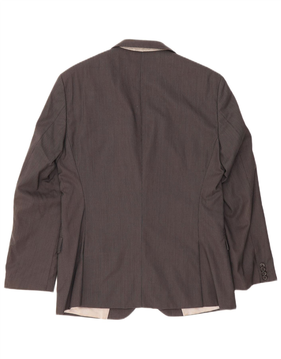 Hugo Boss Chaqueta tipo blazer de 2 botones para hombre EU 46 Small Grey Wool