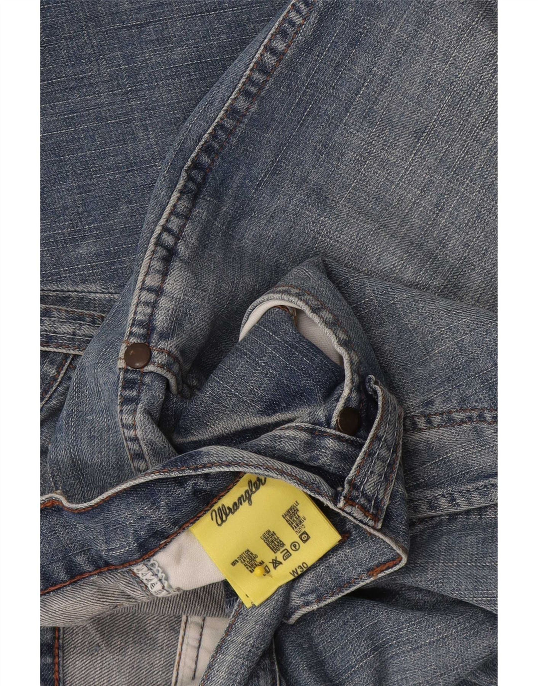 Wrangler Shorts Cargo De Mezclilla Para Hombre W30 Algodón Azul Medio