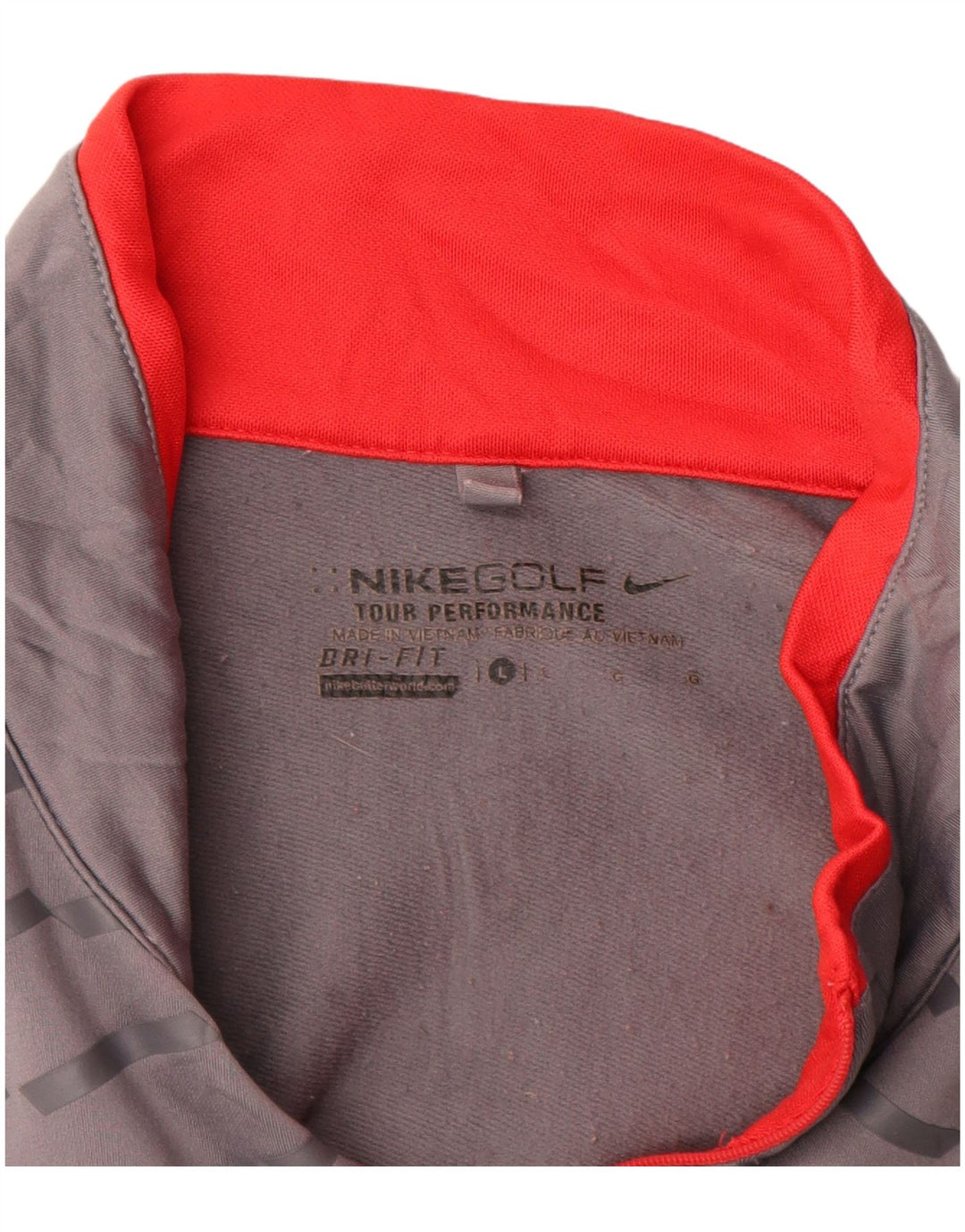 Nike Dri Fit - Chándal con cremallera y cuello para hombre, talla grande, color gris a rayas