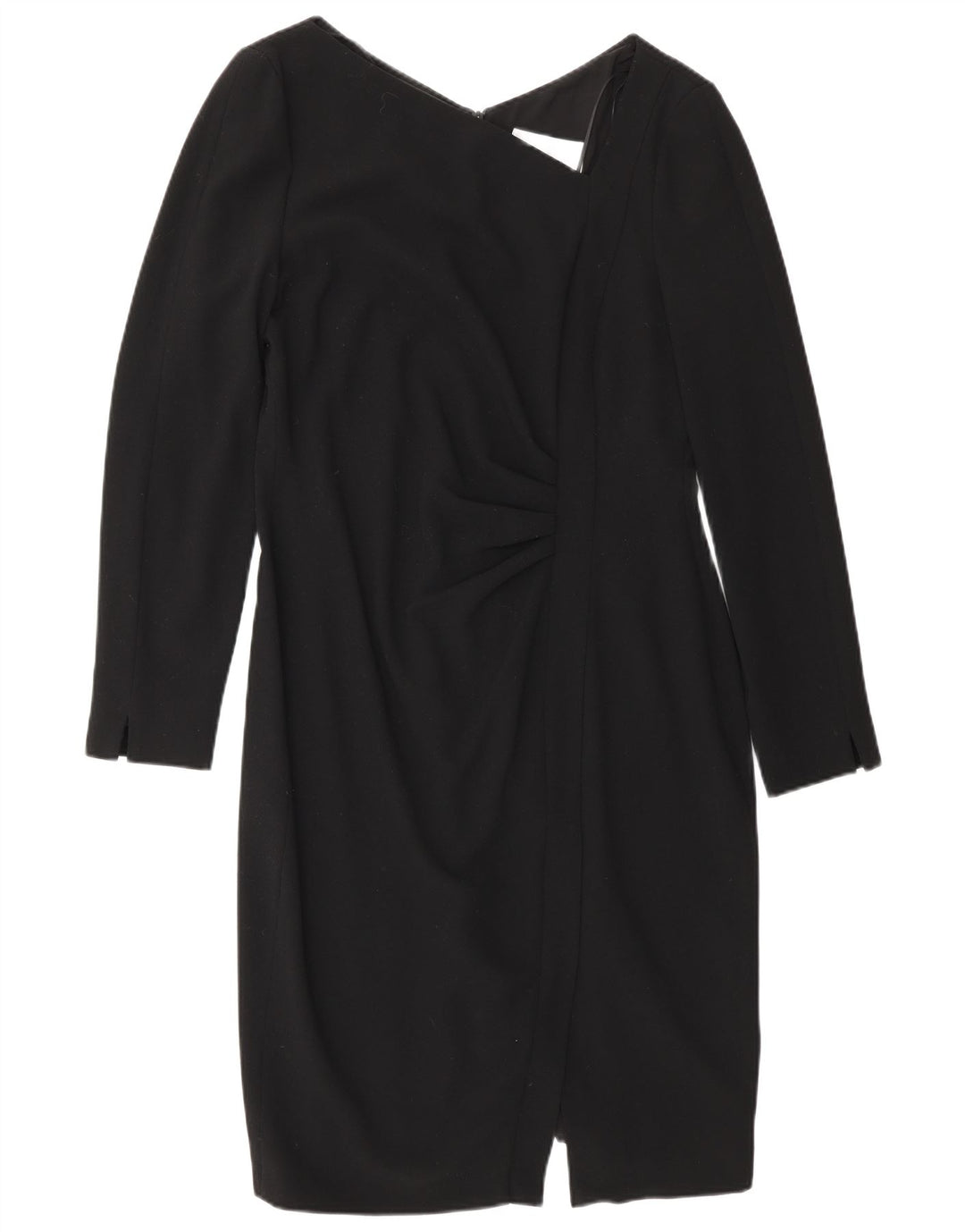 L.K. Bennett Vestido tubo de manga larga para mujer UK 44 Grande Poliéster negro