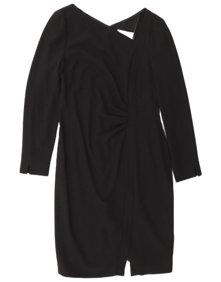 L.K. Bennett Vestido tubo de manga larga para mujer UK 44 Grande Poliéster negro