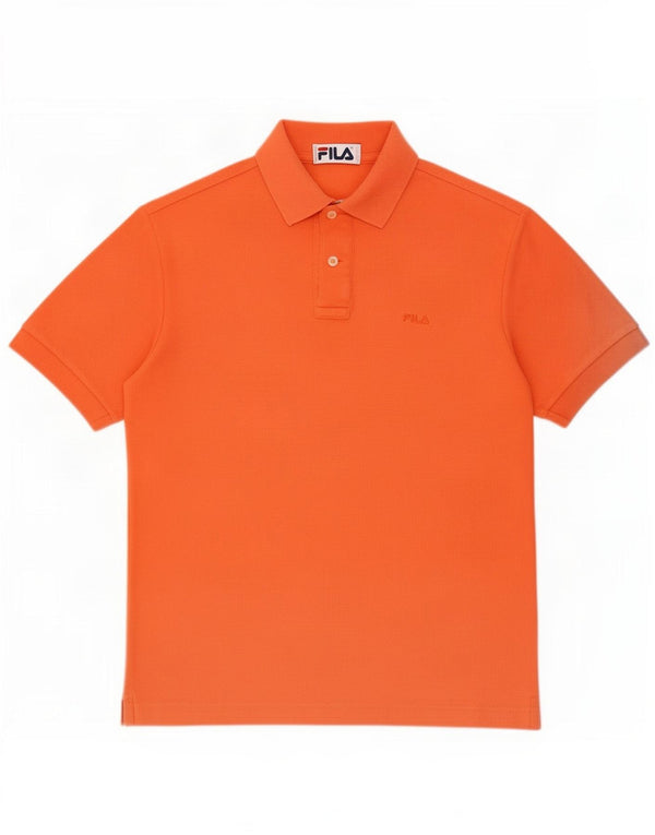 Fila Polo Hombre XS Naranja Algodón