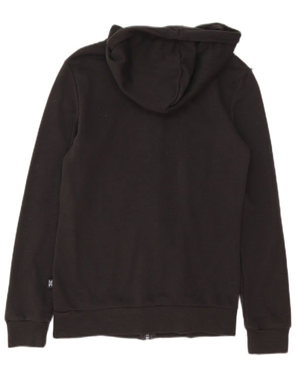 Puma Sudadera con capucha y cremallera para mujer UK 6 XS Negro