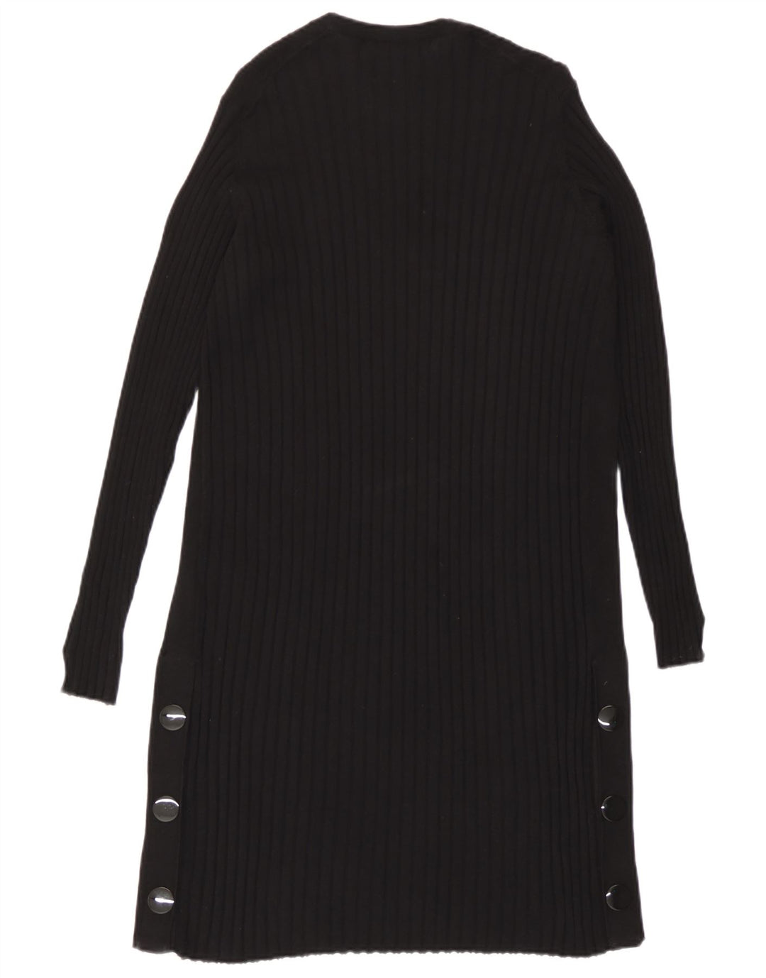 Marks & Spencer Suéter Cárdigan Abierto Largo para Mujer UK 40 Small Negro