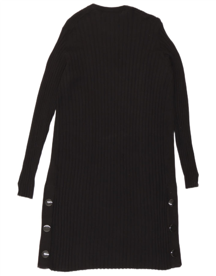 Marks & Spencer Suéter Cárdigan Abierto Largo para Mujer UK 40 Small Negro