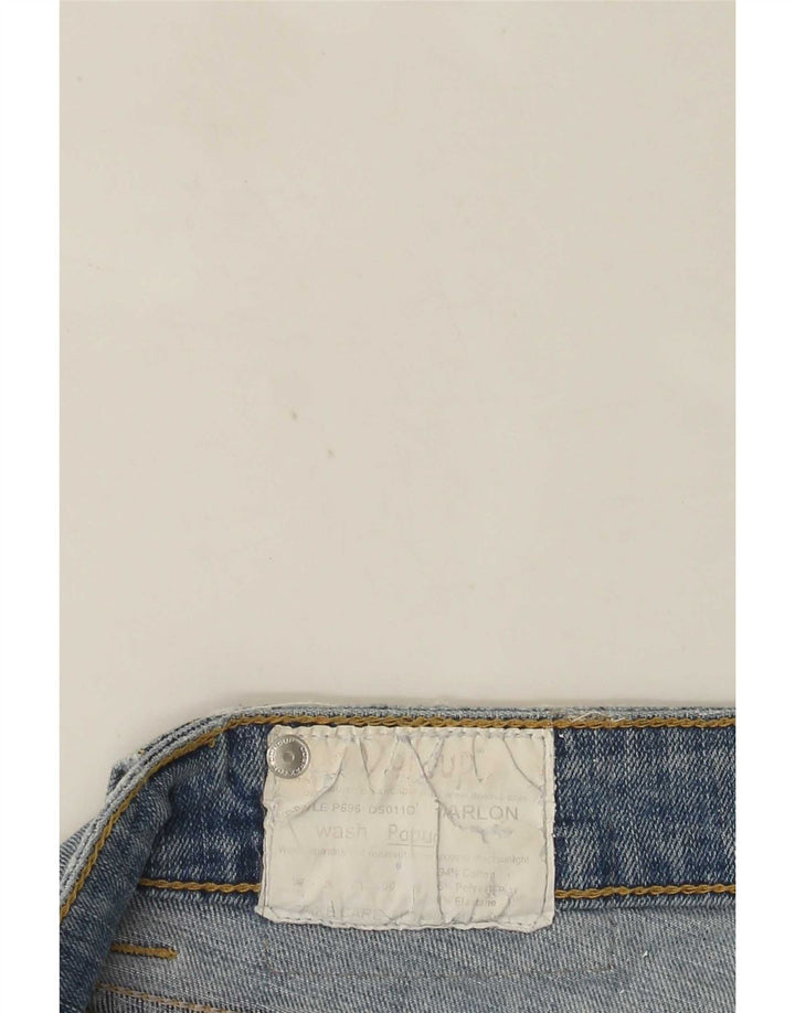 Vaqueros Dondup Mujer Slim W28 L27 Azul Algodón