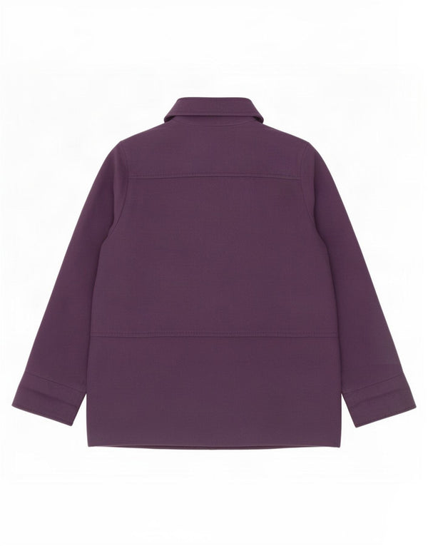 Marks & Spencer Abrigo para mujer UK 46 Grande Púrpura Lana nueva