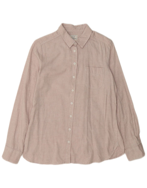 Camisa de manga larga para mujer Fat Face UK 40 Small Pink Cotton