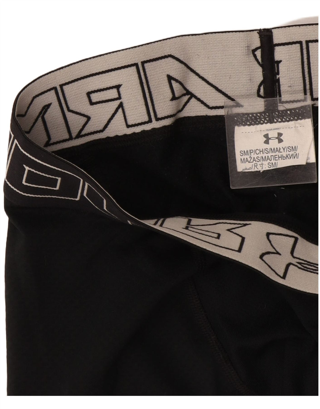 Under Armour Leggings Capri para Mujer Reino Unido 10 Pequeño Negro Geométrico